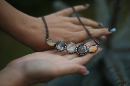 Large Butterfly wing necklace