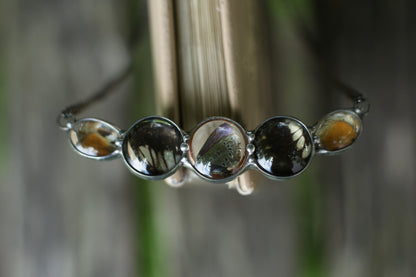 Large Butterfly wing necklace