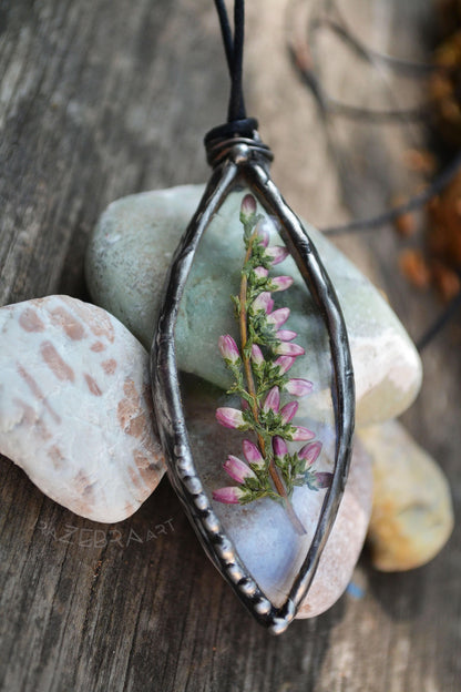 Heather necklace,  Heather locket