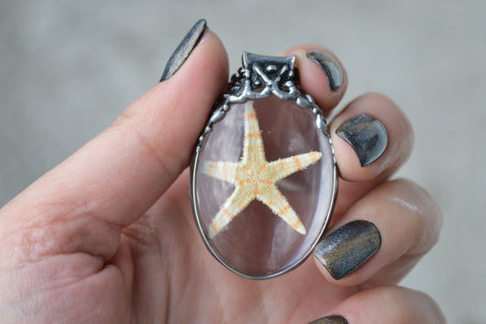 Starfish necklace Ocean necklace, Sea lover gift