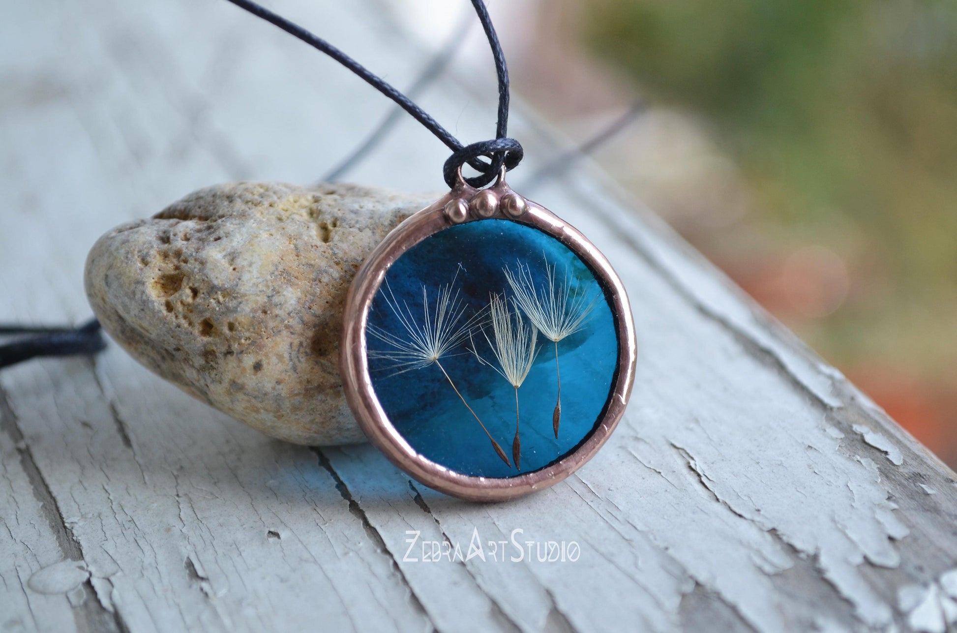 Dandelion wish necklace