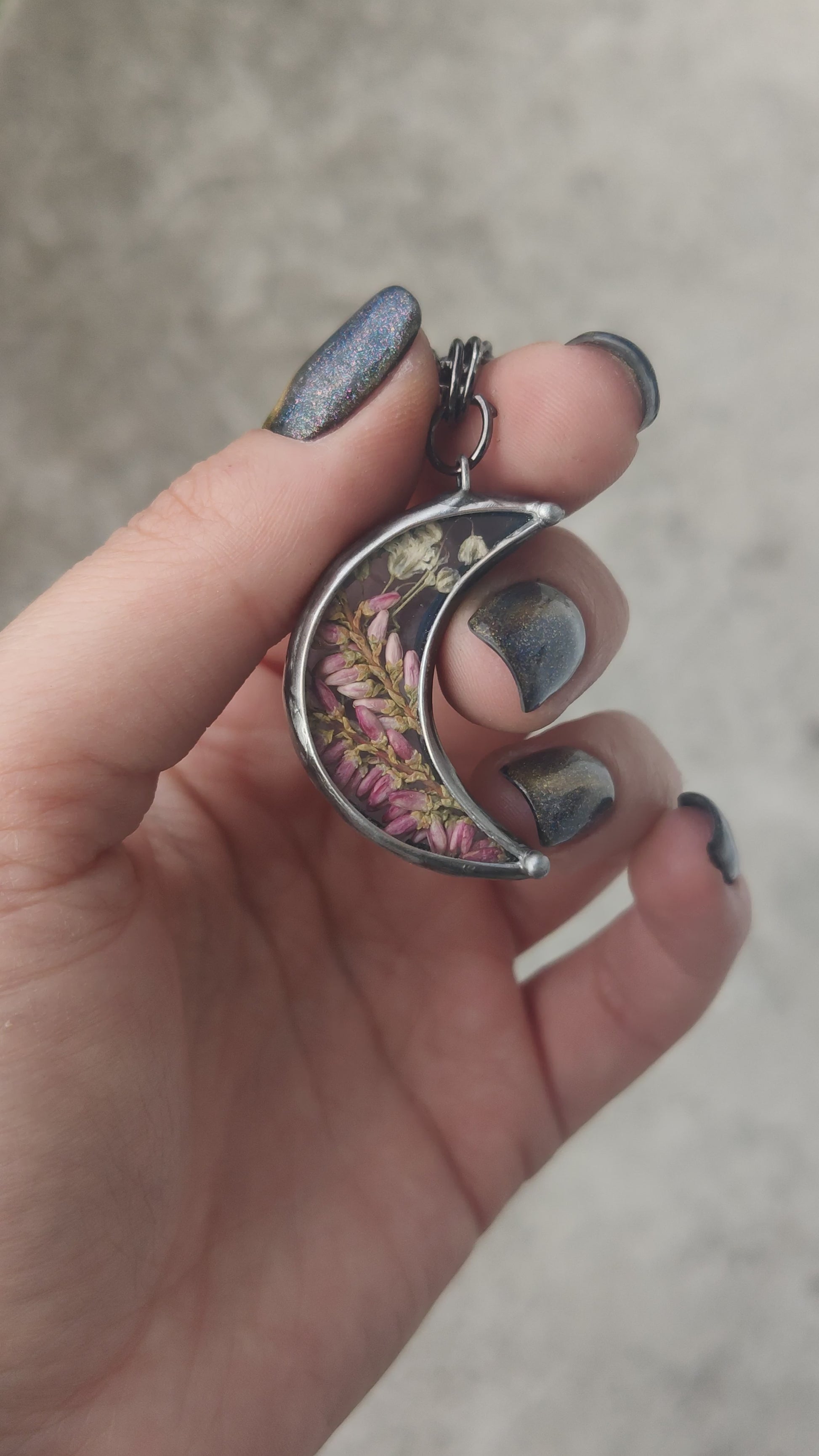 Choker Heather moon necklace