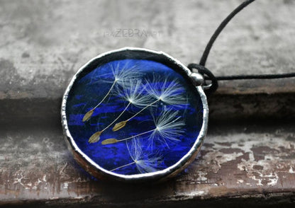 Dandelion wish necklace