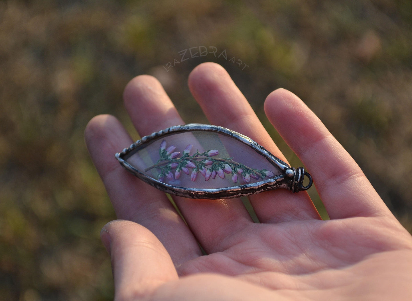 Heather necklace,  Heather locket